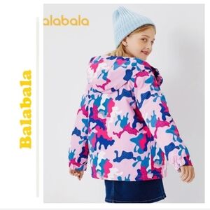 🩷Balabala Camo Windbreaker Jacket . Size 5-9 Years.